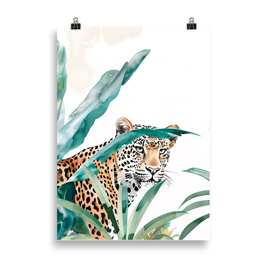 Watercolor Leopard