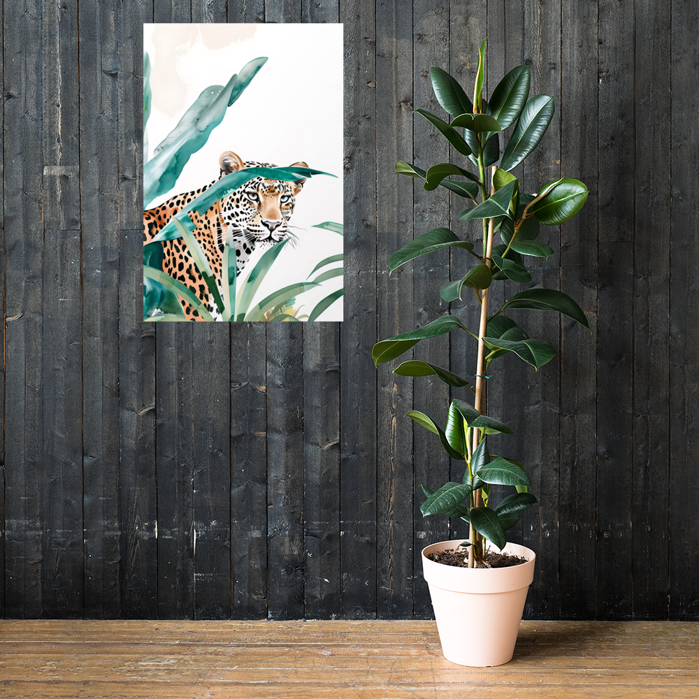Watercolor Leopard